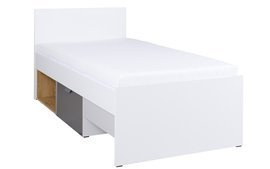 Bed with mattress WILLOW