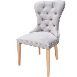 Chair MARGARET with thumbtacks and knocker 96 cm