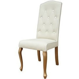 LUDWIK PIK chair with buttons and piping 110 cm