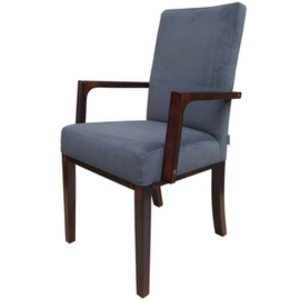 VALENCIA chair with wooden armrests 98 cm