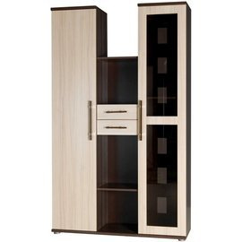 Wardrobe with glass-case LARGO