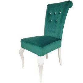 Chair FLAVIO with crystals and knockers 100 cm