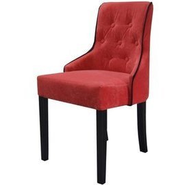 DONALD PIK chair with buttons and piping 88 cm