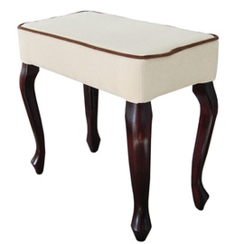 Pouf LUDWIK with piping 45 x 30 cm