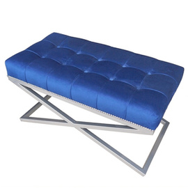 Pouf FELIX with thumbtacks 90 x 45 cm