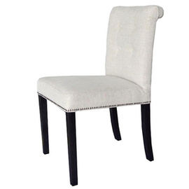 SELENA chair with buttons, thumbtacks and knocker 87 cm