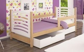 Bed BRIAN with a railing