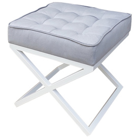 Pouf FELIX 9-PIK Square with piping 45 x 45 cm