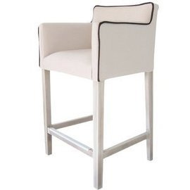 Bar stool OWEN NARROW with piping 98 cm