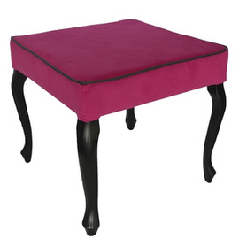 Pouf LUDWIK with piping 50 x 50 cm