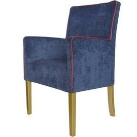 SIMPLE armchair with piping 98 cm