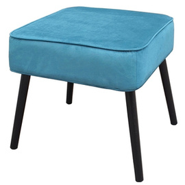 Pouf JUDITH with piping 50 x 50 cm