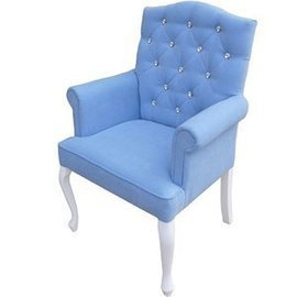 LANCASTER armchair with crystals 101 cm