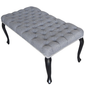 Pouf CHESTERFIELD with thumbtacks 97 x 50 cm
