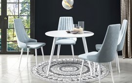 Dining room set VENTURA MINI vertical stitching