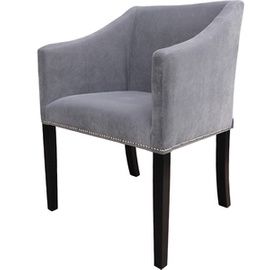 JUMPY NARROW armchair with thumbtacks and knocker 84 cm