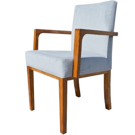 VALENCIA chair with wooden armrests 84 cm