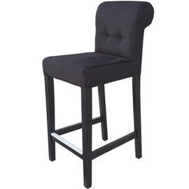 Bar stool NARROW PIK with roller, thumbtacks and knocker 96 cm
