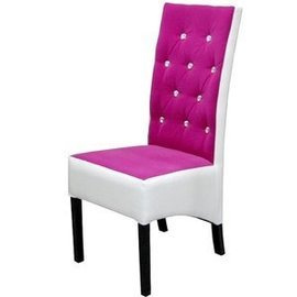 OBLIQUE PIK chair Multicolour with crystals 107 cm