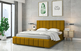 Upholstered bed BERGAMO
