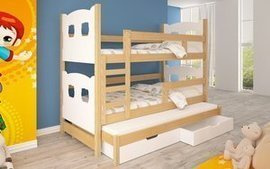 Bunk bed 3-person OLIVER TEDDY BEAR