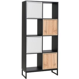 Bookcase with door shelves BALZAC