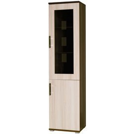 Wardrobe with glass-case LARGO