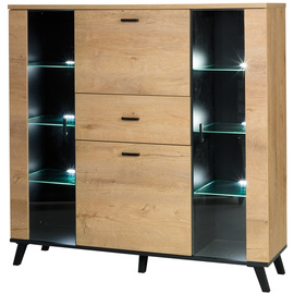 Chest of drawers with showcase SORRENTO