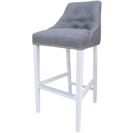 Bar stool DAFFY PIK with thumbtacks and knocker 110 cm