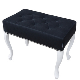 Pouf LUDWIK PIK with buttons and thumbtacks 60 x 35 cm