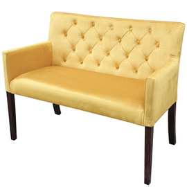 Upholstered bench VICKY PIK with buttons 84 cm