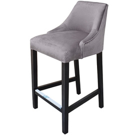 Bar stool DAFFY with piping 100 cm