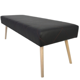 Pouf JUDITH with stitching 110 x 45 cm