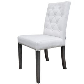 NARROW PIK chair with buttons, thumbtacks and knocker 98 cm