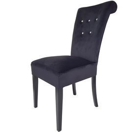 Chair MARCELO with crystals and knocker 100 cm