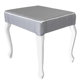 Pouf LUDWIK with piping 50 x 40 cm