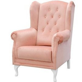 USZAK VELVET PIK armchair with buttons