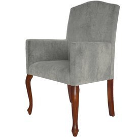 LUDWIK armchair with thumbtacks and knocker 101 cm