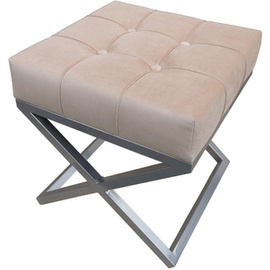 Pouf FELIX 4-PIK Square with buttons 45 x 45 cm