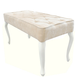 Pouf LUDWIK PIK with piping 90 x 40 cm