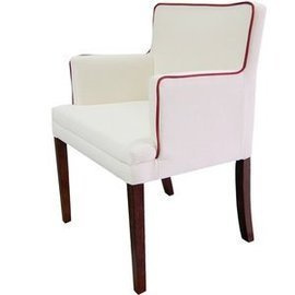 EDGAR MARROW armchair with piping 84 cm