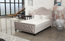 Upholstered bed VIOLETTE