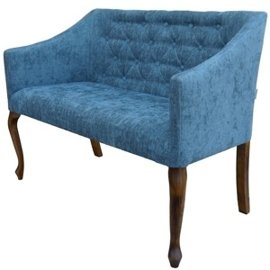 Upholstered bench JUMPY LUDWIK PIK with buttons 84 cm