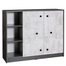 Chest of drawers with shelf FRANCO