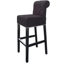 Bar stool SIMPLE PIK with roller, thumbtacks and knocker 106 cm