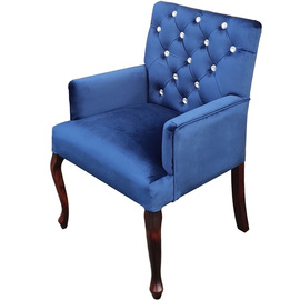 FRESCO LUX armchair with crystals 94 cm