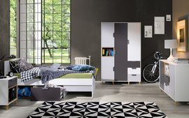 Bedroom furniture set WILLOW III with mattress