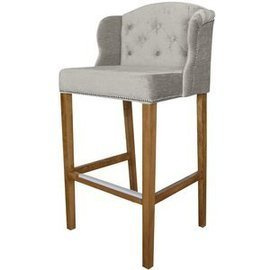 Bar stool USZAK PIK with buttons and thumbtacks 107 cm