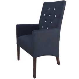 OBLIQUE PIK armchair with crystals 107 cm