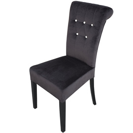 Chair VERCELLI with roller and crystals 100 cm